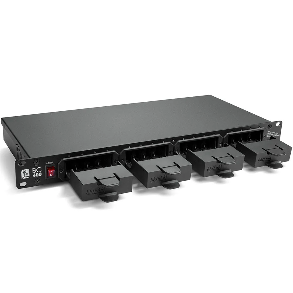 Palmer PBC400AA 16x AA & AAA Battery Charing Station 19 inch Rack Mount Unit - Image 3