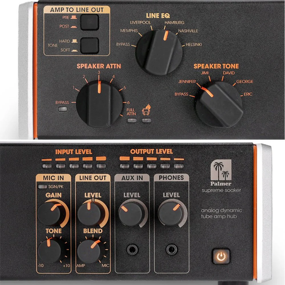 Palmer Supreme Soaker Analogue Dynamic Tube Amp Hub, Attenuator & Loadbox - Image 4