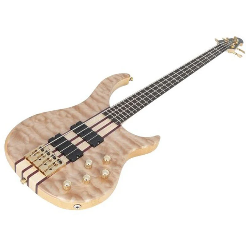 Peavey Cirrus Series 4-String Bass Guitar in Quilt Maple Natural - Image 3