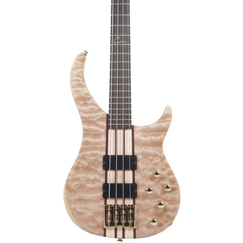 Peavey Cirrus Series 4-String Bass Guitar in Quilt Maple Natural - Image 4