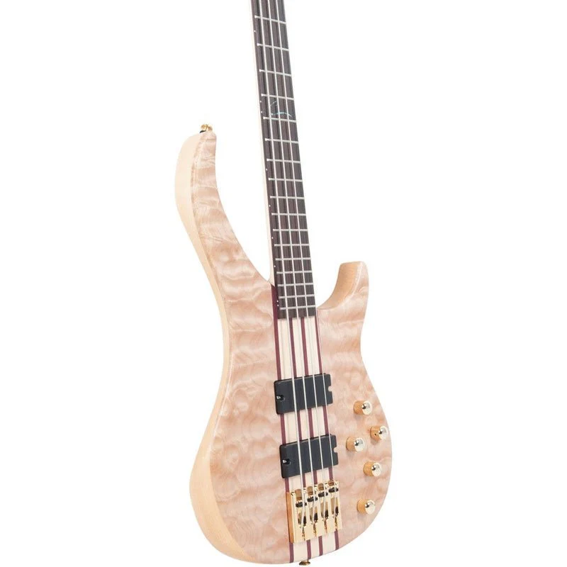 Peavey Cirrus Series 4-String Bass Guitar in Quilt Maple Natural - Image 8