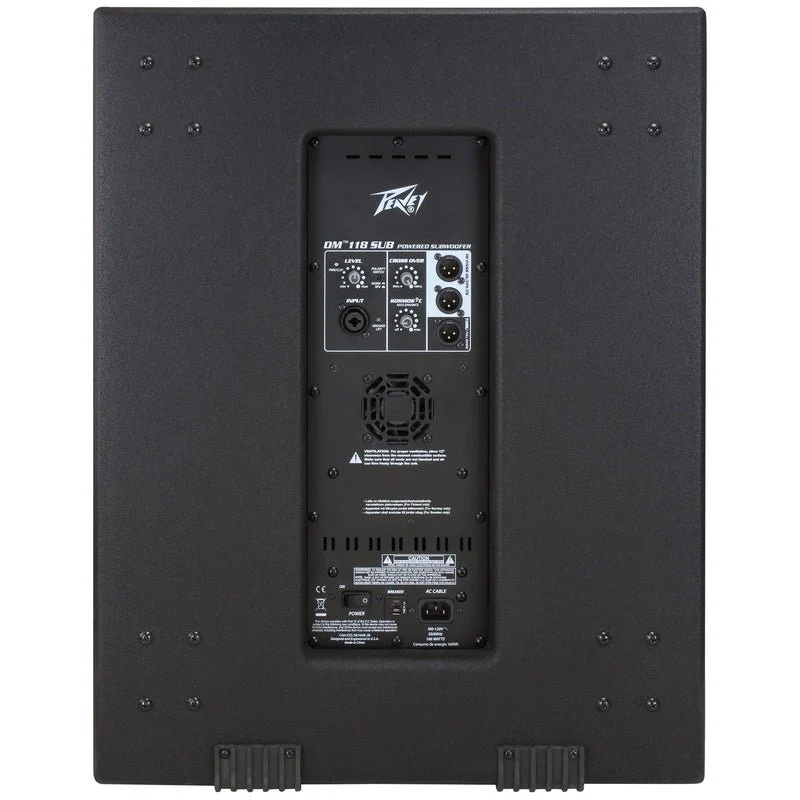 Peavey Dark Matter Series "DM-118 SUB" Powered 800W, 18" PA Subwoofer - Image 4