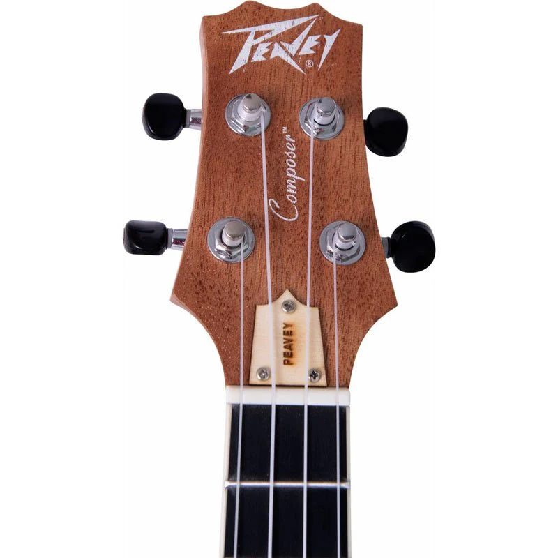Peavey Delta Woods Series Composer Concert Ukulele in Natural Matte Finish - Image 4