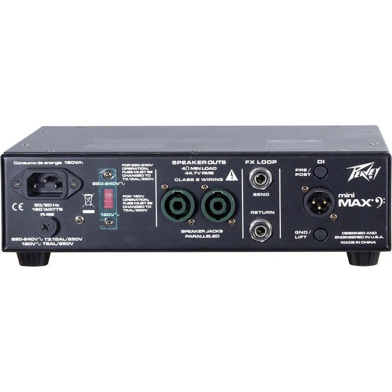 Peavey MAX Series "MiniMAX" Mini Bass Amp Head 600-Watt - Image 3