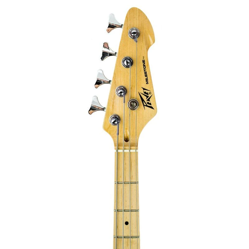 Peavey Milestone Series 4 String Bass Guitar in Natural - Image 6