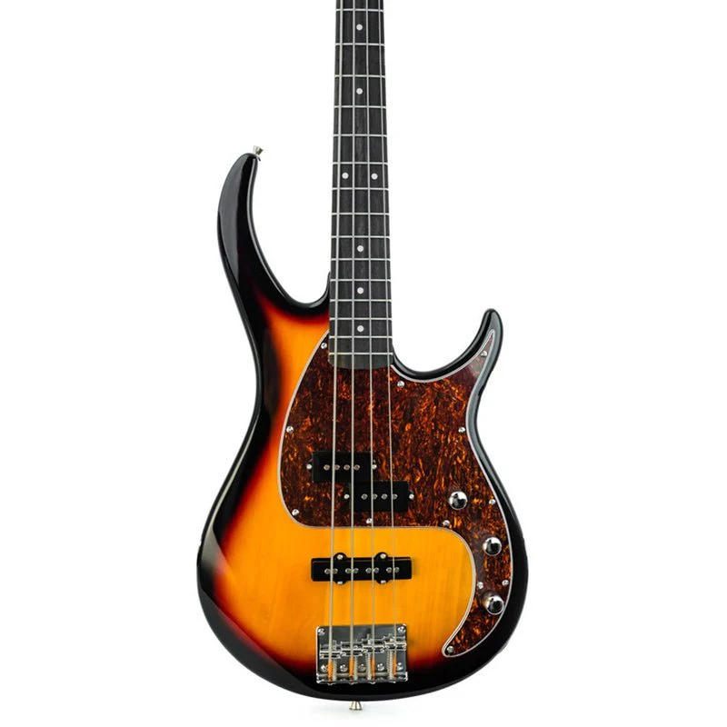 Peavey Milestone Series 4 String Bass Guitar in Vintage Burst - Image 3