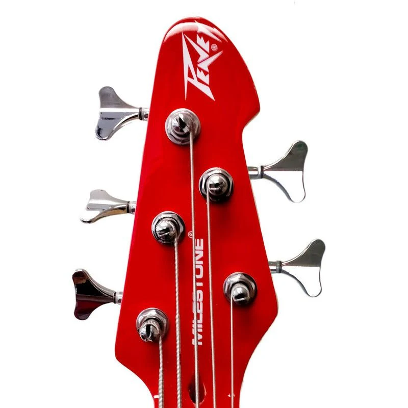 Peavey Milestone Series 5-String Bass Guitar in Red - Image 4
