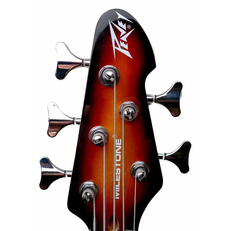 Peavey Milestone Series 5-String Bass Guitar in Sunburst - Image 4