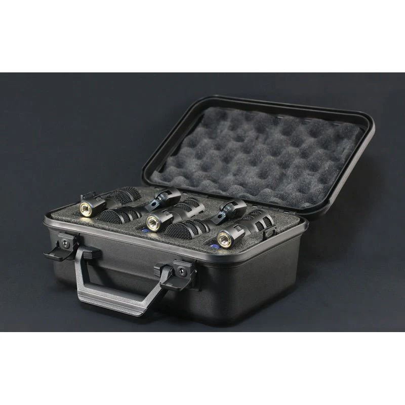 Peavey PVM DMS-5 Drum Microphone System with Mounts, Cables & Carry Case - Image 2