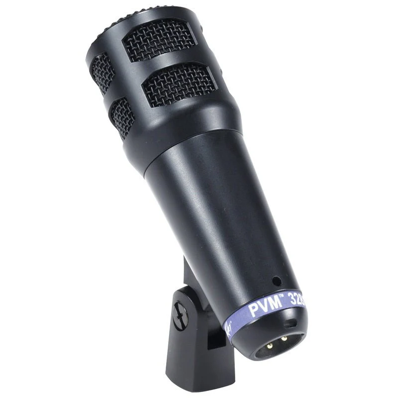Peavey PVM328 Tom Microphone with Cable, Mount & Carrying Case