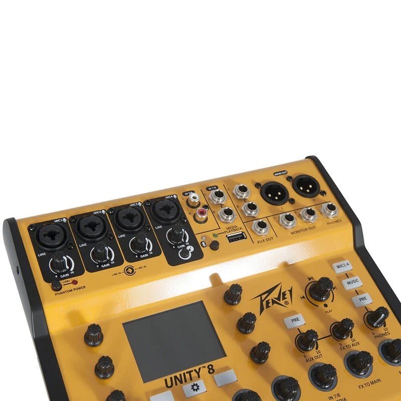 Peavey Unity Series "UNITY-8" Digital 8-Channel Mixer with Bluetooth - Image 3