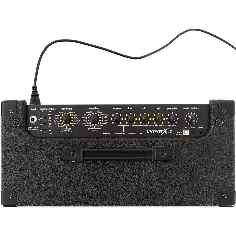 Peavey Vypyr X-Series "X1" Modeling Guitar Amp Combo 30-Watt 1x8" - Image 5