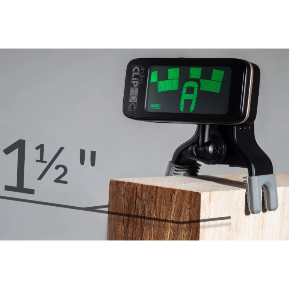 Peterson StroboClip HDC-V Violin & String Instruments USB-C Rechargeable Clip-On Tuner w/ Wider Clamp - Image 4