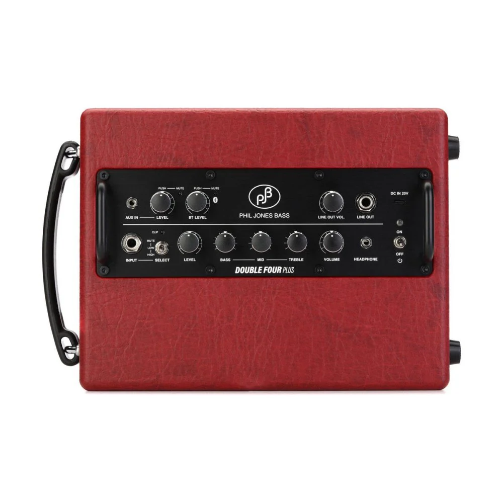 Phil Jones Bass DOUBLE 4 PLUS BG-80 90W 2 x 4" Bass Combo Amp Red - Image 2