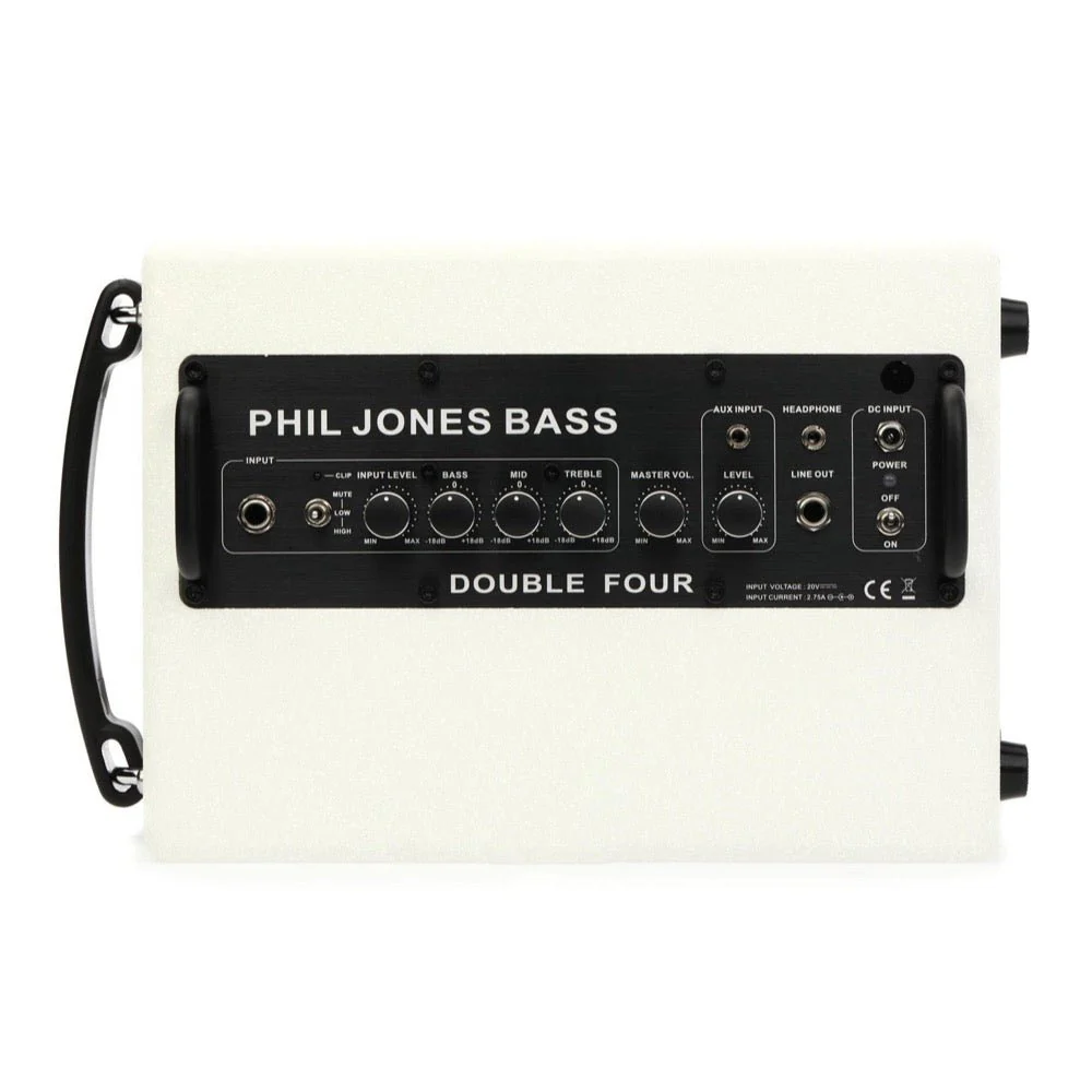 Phil Jones Bass DOUBLE 4 70W 2 x 4" Bass Combo Amp White BG-75 - Image 3