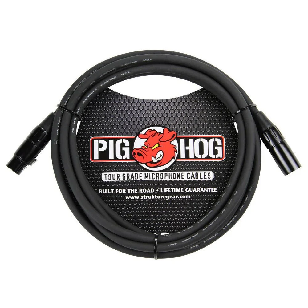 Pig Hog PHM10 Tour Grade XLR Mic Cable, 10ft / 3M