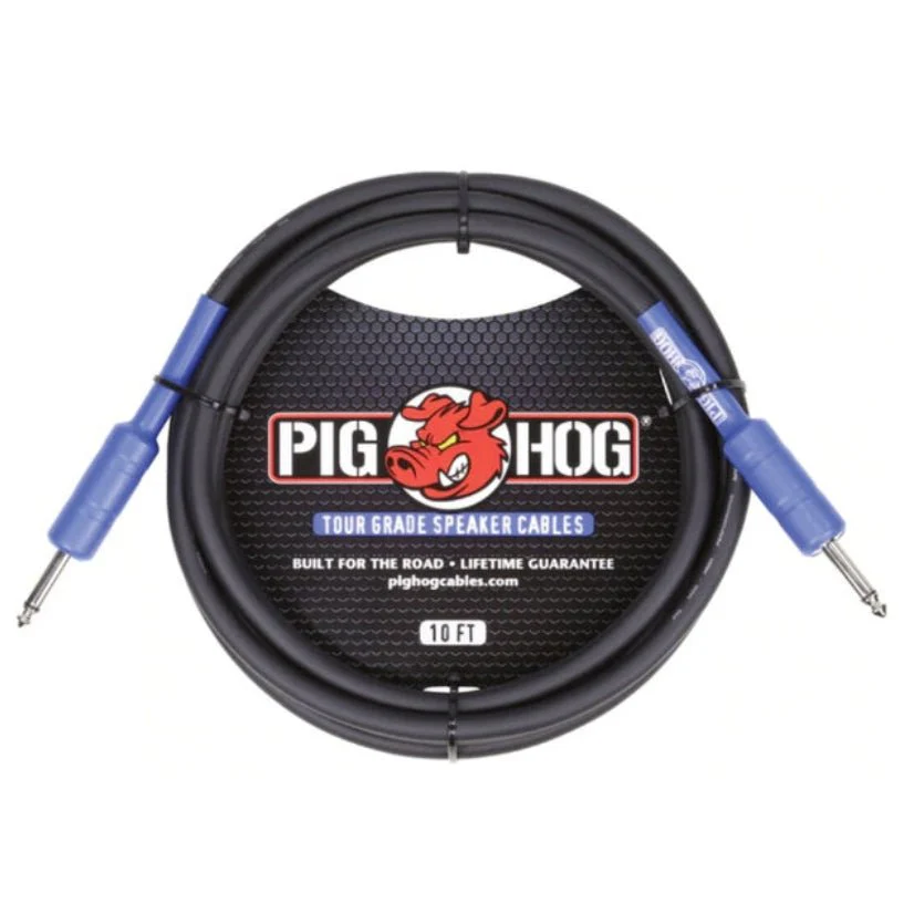 Pig Hog PHSC10 10ft (14 gauge wire) Speaker Cable