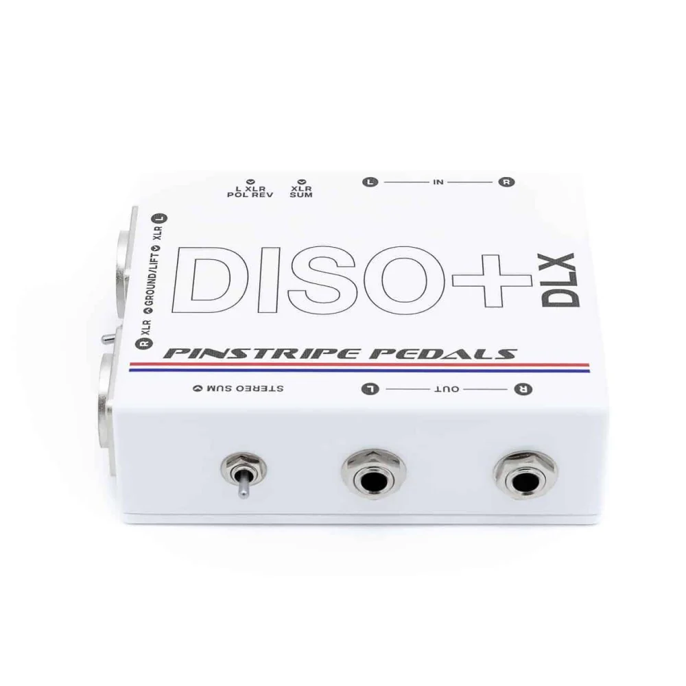 Pinstripe Pedals DISO Plus DLX w/ XLR Sum & Polarity Reverse Dual / Stereo Isolator DI - Image 3