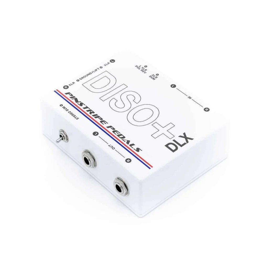 Pinstripe Pedals DISO Plus DLX w/ XLR Sum & Polarity Reverse Dual / Stereo Isolator DI - Image 4