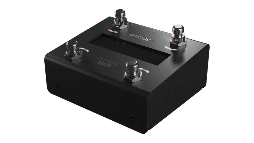 Pirate MIDI Bridge4 MIDI Foot Controller Flexiports - Image 2