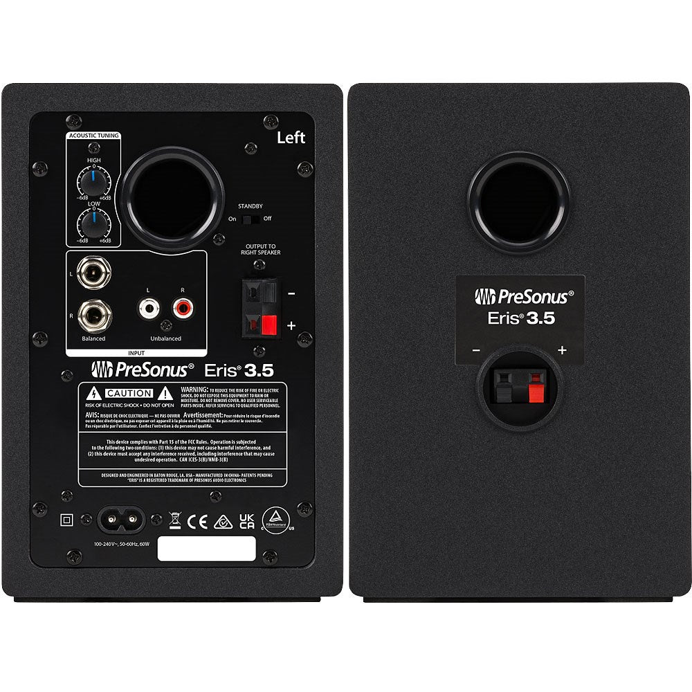 PreSonus Eris E3.5 2ND GEN Pair Active Media Reference Monitors - Image 4