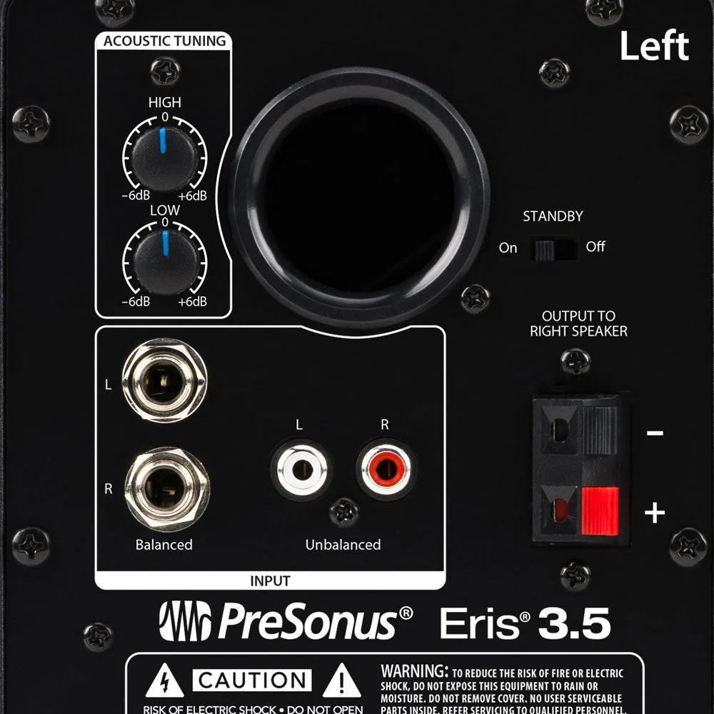 PreSonus Eris E3.5 2ND GEN Pair Active Media Reference Monitors - Image 5