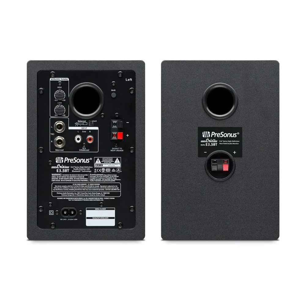 PreSonus Eris E3.5 BT Pair Active Media Reference Monitors With Bluetooth SYDNEY PICKUP ONLY - Image 3