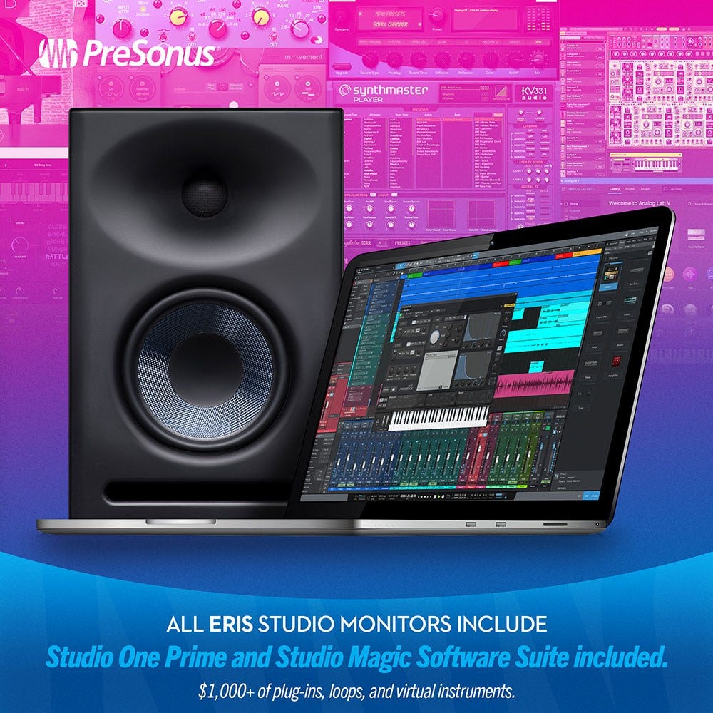 Presonus Eris E7 XT Active Studio Monitors w/ Wave Guide Single Unit - Image 3