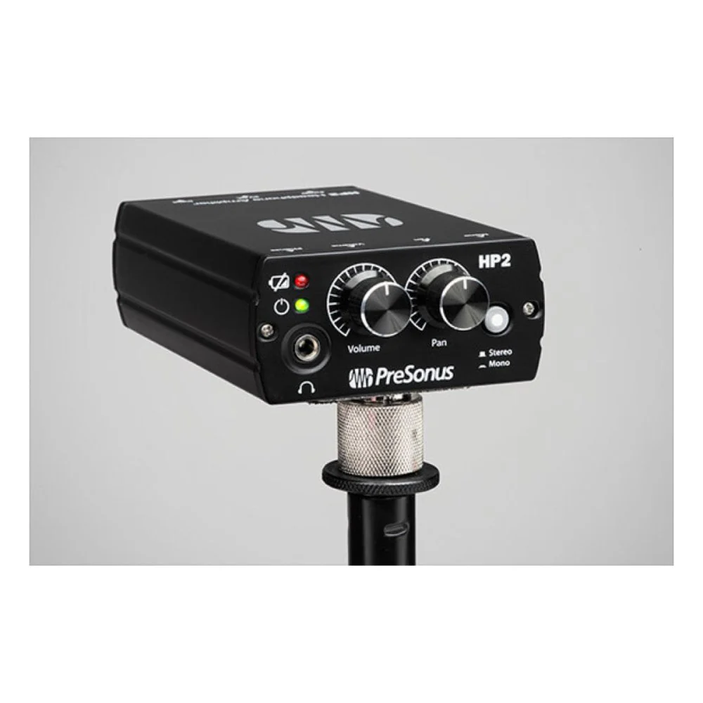 PreSonus HP2 Wired IEM System Personal Stereo Headphone Amplifier DC or Battery Powered - Image 3