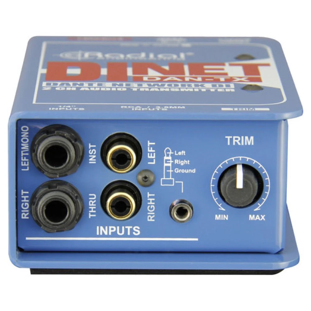 Radial DiNET DAN-TX Dante Enabled DI Transmitter - Image 2