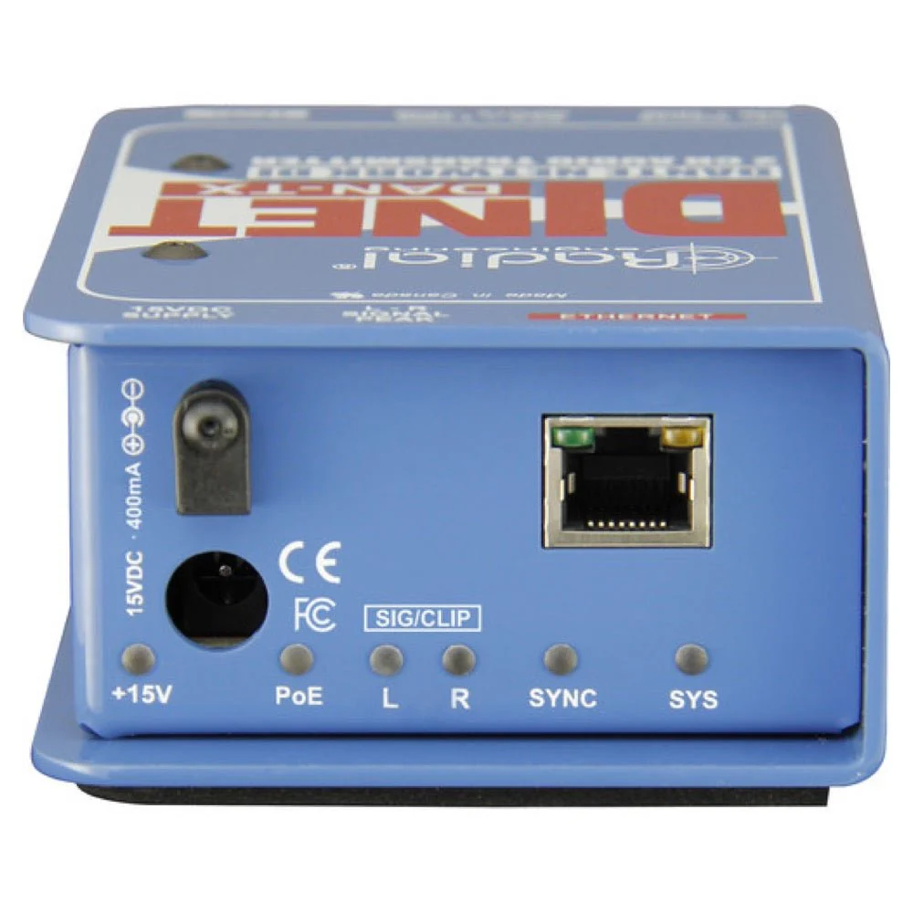 Radial DiNET DAN-TX Dante Enabled DI Transmitter - Image 3