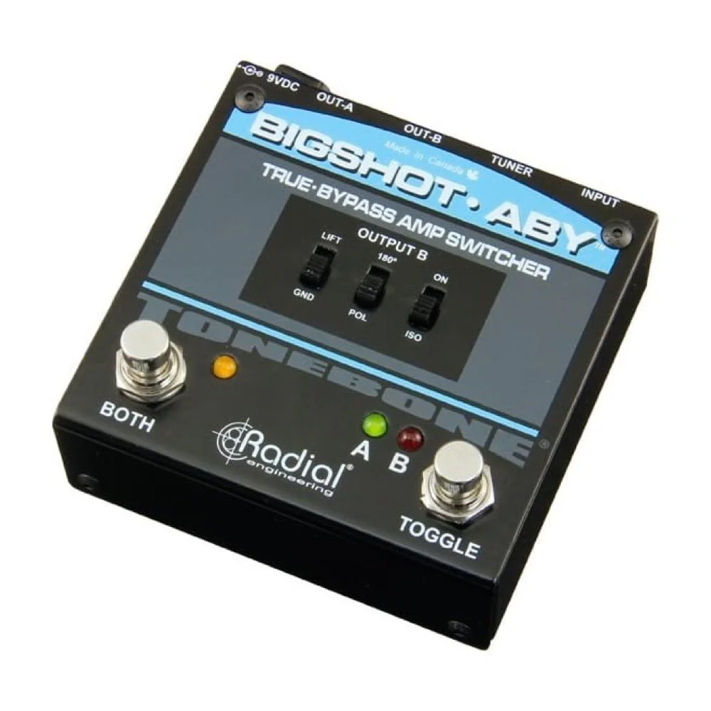 Radial BigShot ABY True Bypass ABY Amp Switcher w/ Polarity Switcher