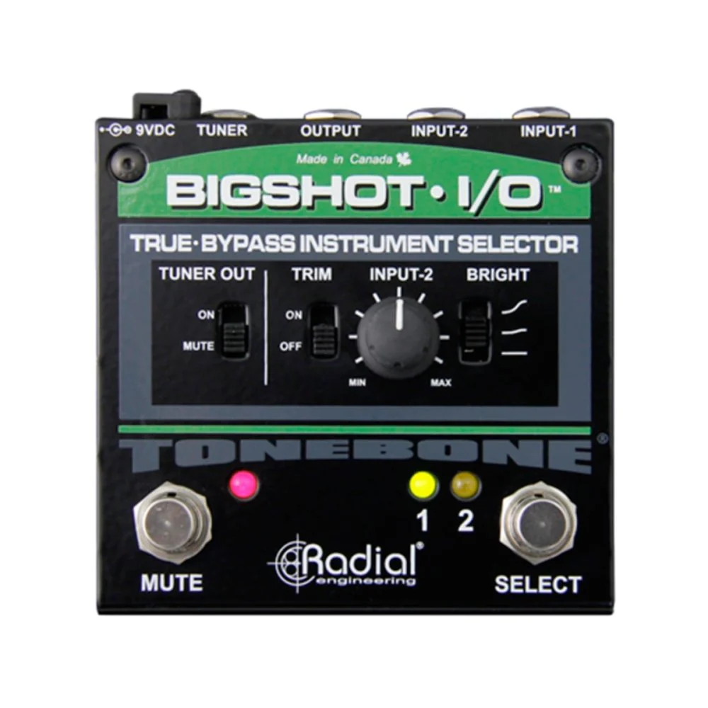 Radial BigShot I/O True Bypass Instrument Selector