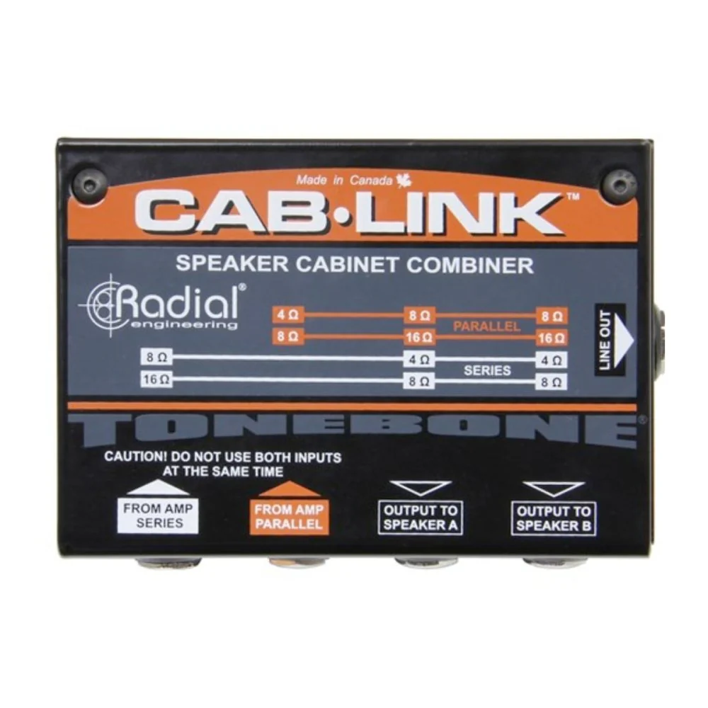Radial CAB-LINK Passive Speaker Cab Merger For 2x Guitar Cabinets