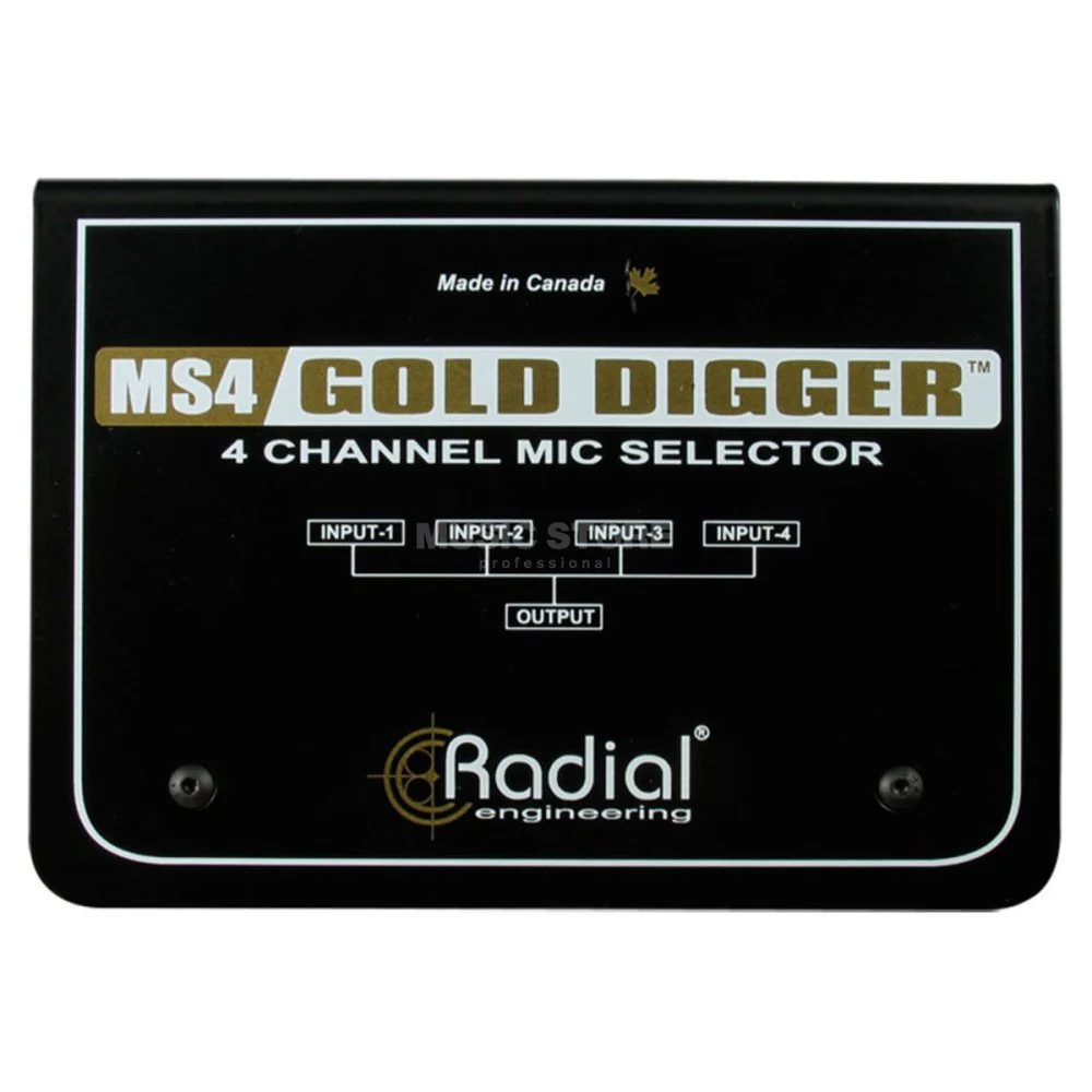 Radial Gold Digger 4-Channel Mic Selector