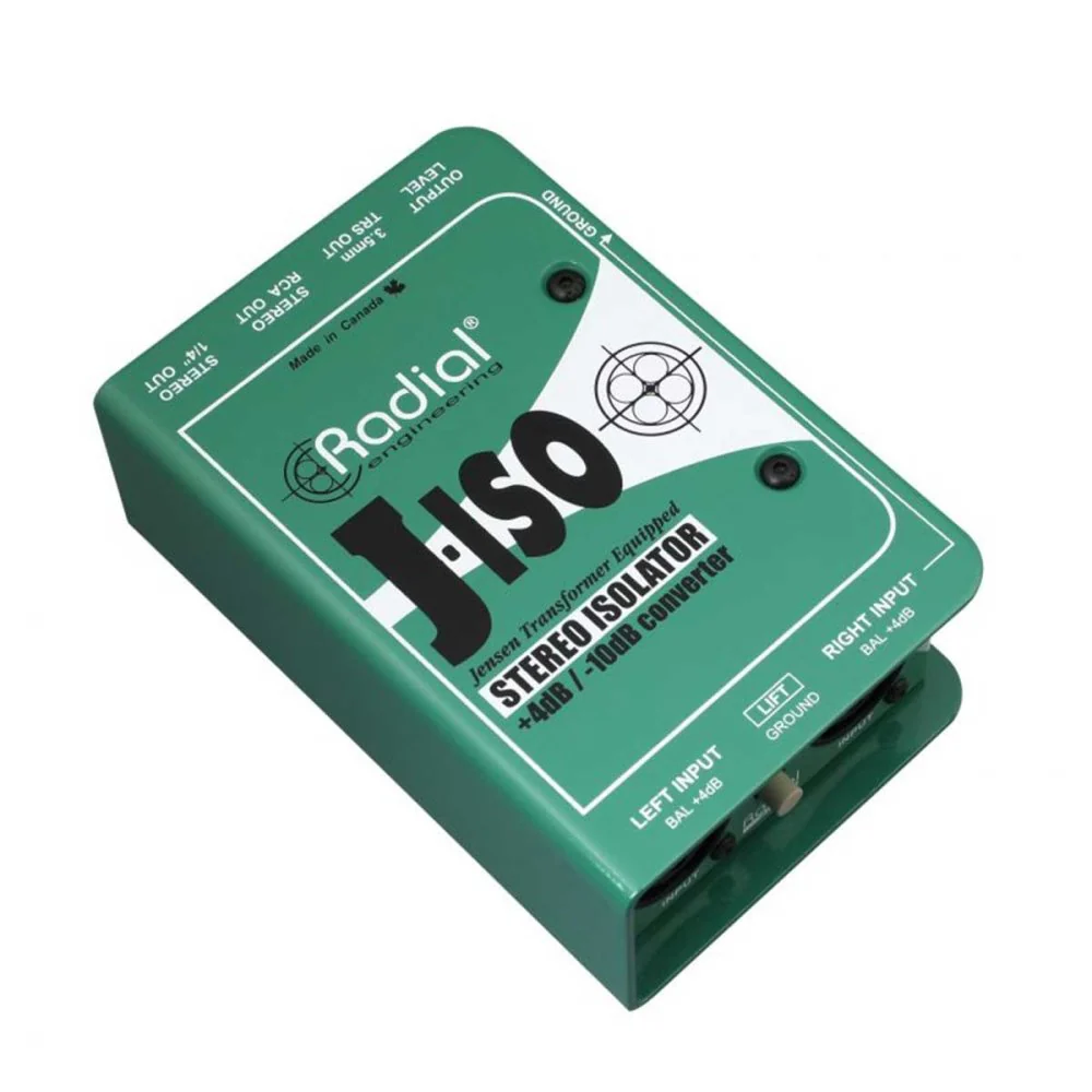 Radial J-ISO Stereo +4dB to -10dB Converter - Image 2