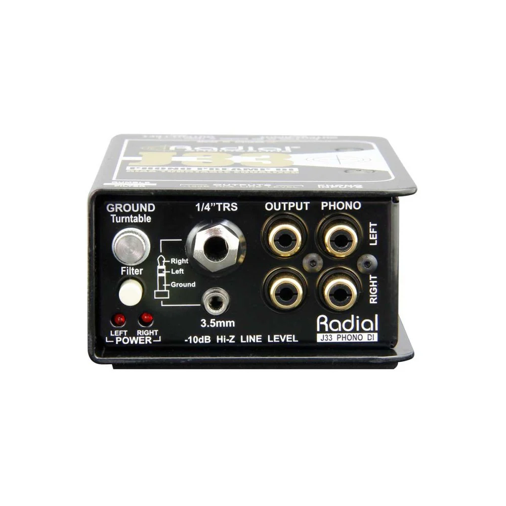 Radial J33 Stereo RIAA Turntable Phono Preamp / DI - Image 3