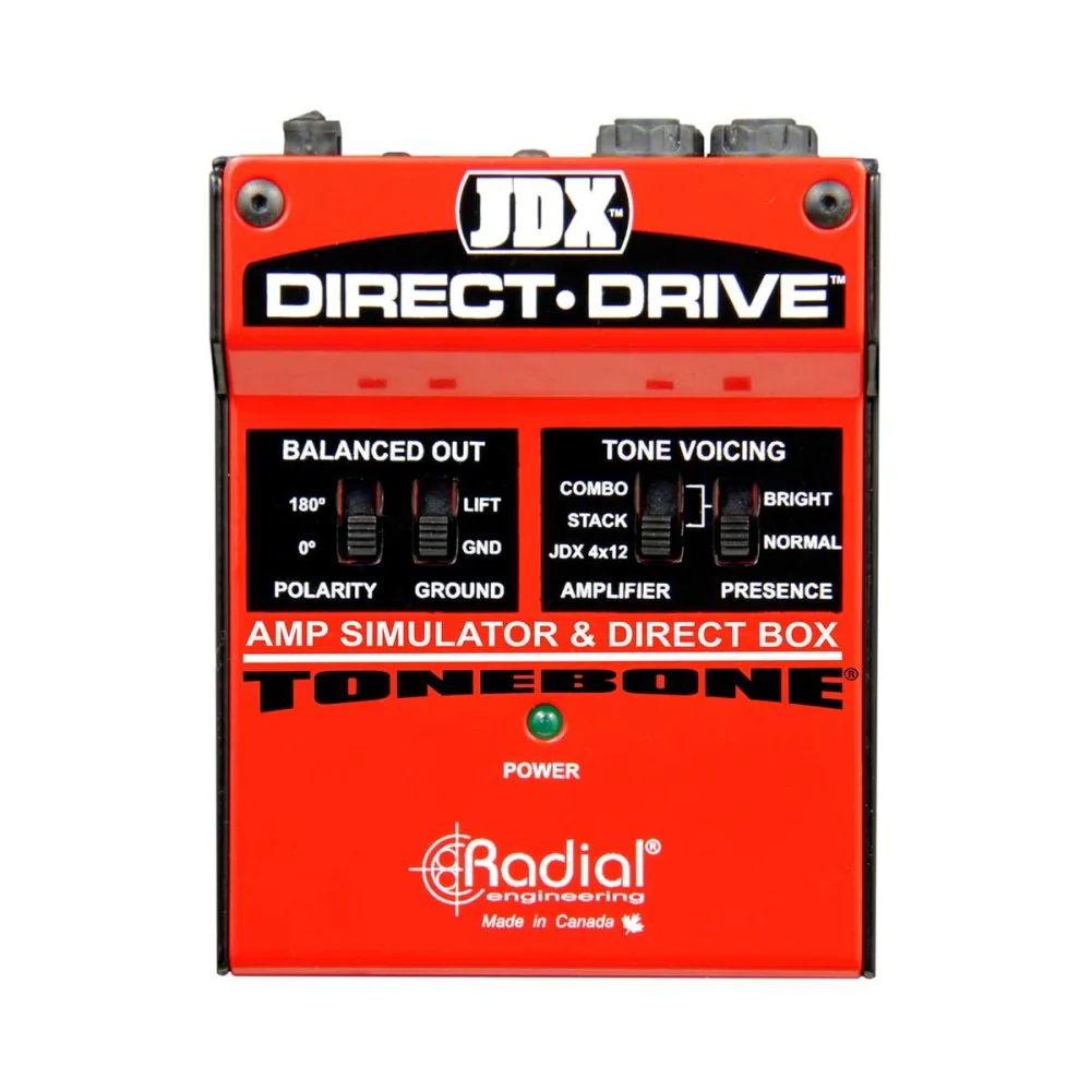 Radial JDX Direct-Drive Guitar amp simulator with 3 amp settings and balanced DI out