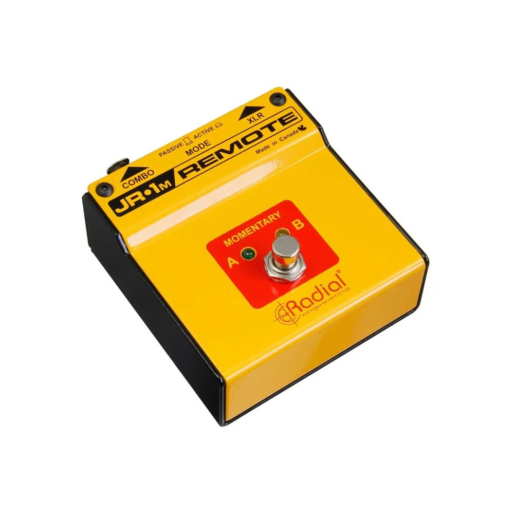 Radial JR1-M Momentary Footswitch w/ Active LED or Passive Circuit Selector