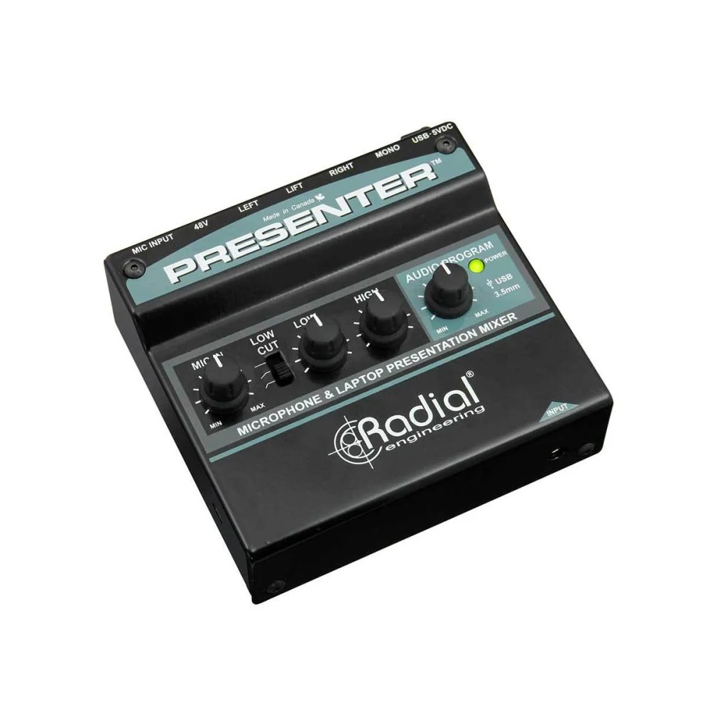 Radial PRESENTER Microphone & Laptop Presentation Mixer - Image 3