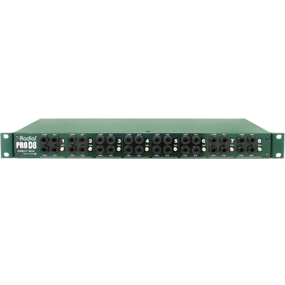 Radial ProD8 8-Ch Rackmount Passive DI