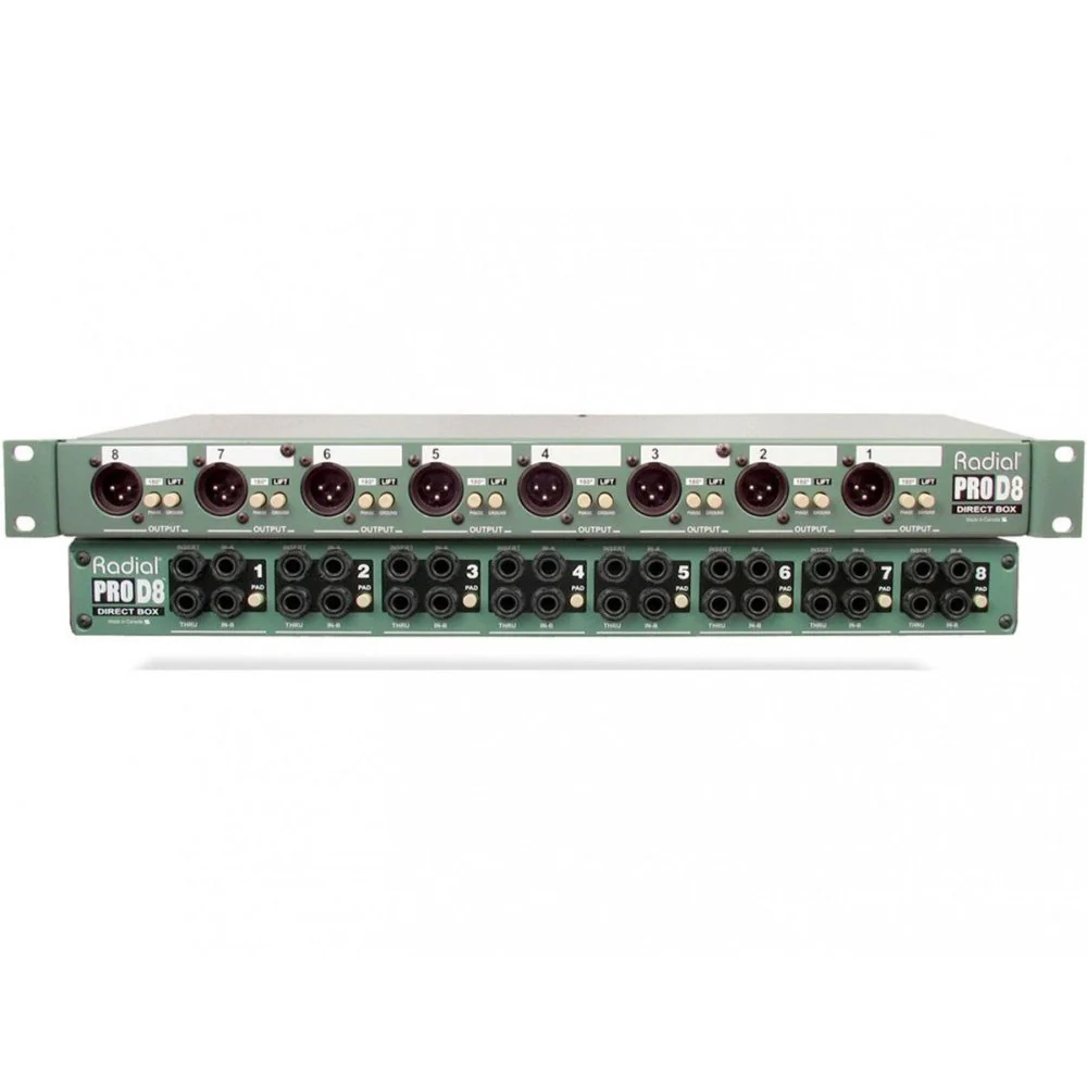 Radial ProD8 8-Ch Rackmount Passive DI - Image 3