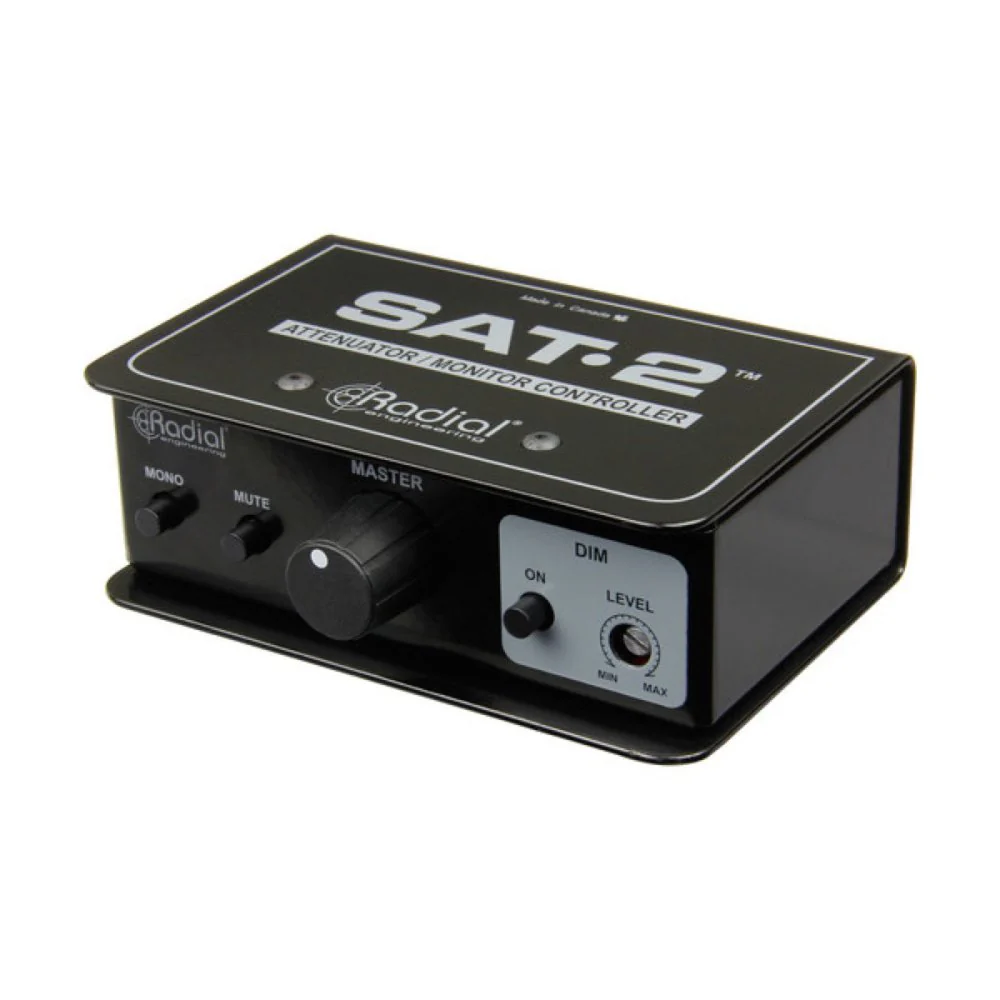 Radial SAT-2 Stereo Audio Attenuator & Monitor Controller