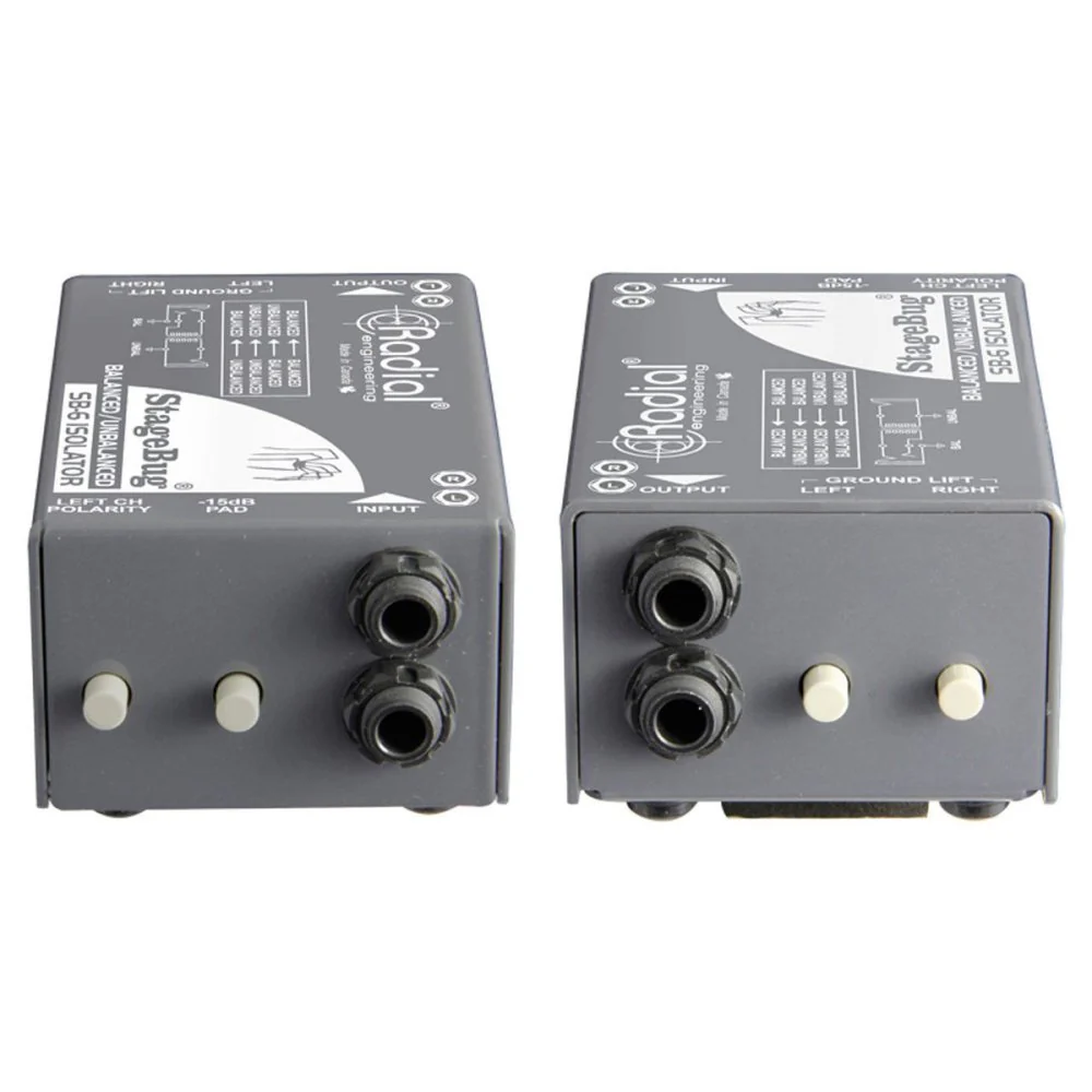 Radial SB-6 StageBug Dual Channel Passive Audio Isolator - Image 2