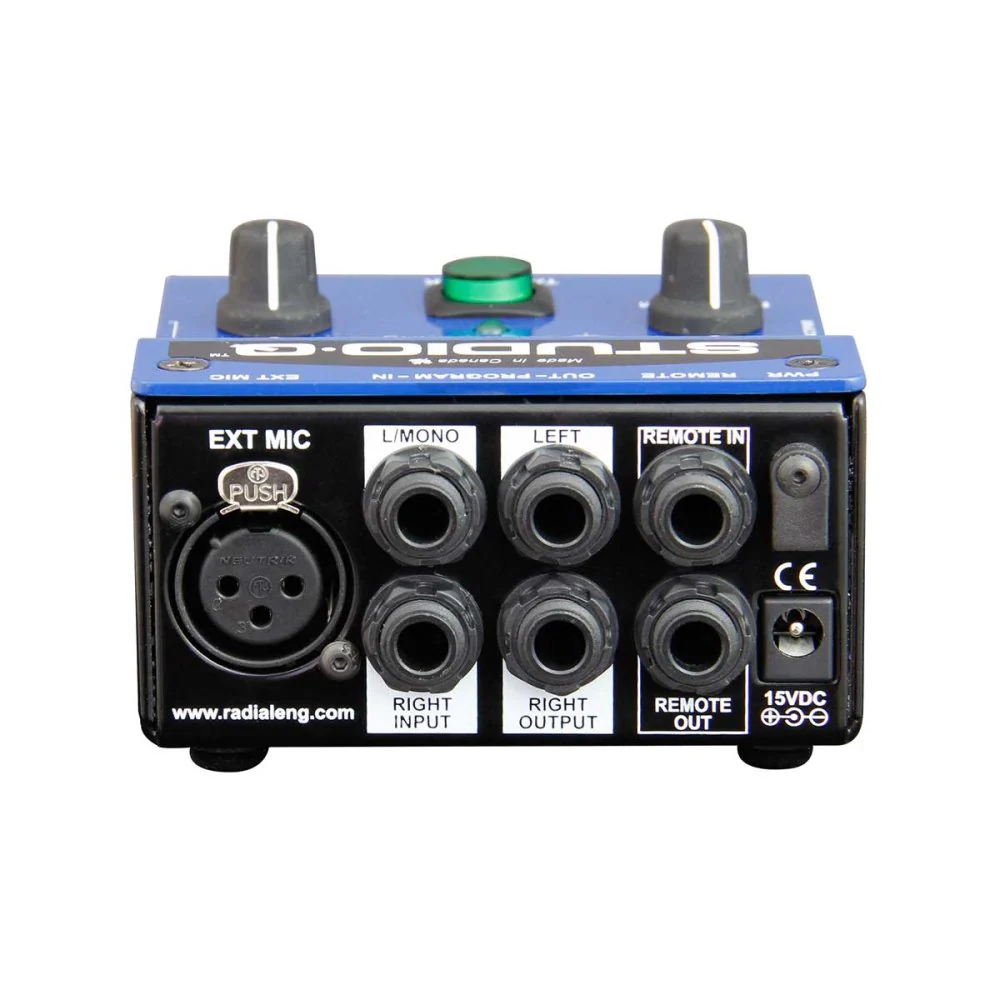 Radial Studio-Q Studio Talkback Interface w/ Built-In Mic, External Mic & Program Input - Image 2