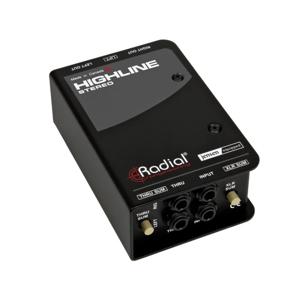 Radial HIGHLINE Stereo Passive Line Isolator For Guitar Pedals w/ Jensen Transformer - Image 4