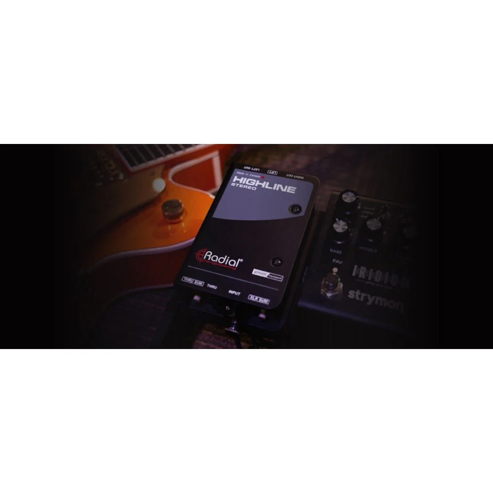 Radial HIGHLINE Stereo Passive Line Isolator For Guitar Pedals w/ Jensen Transformer - Image 9