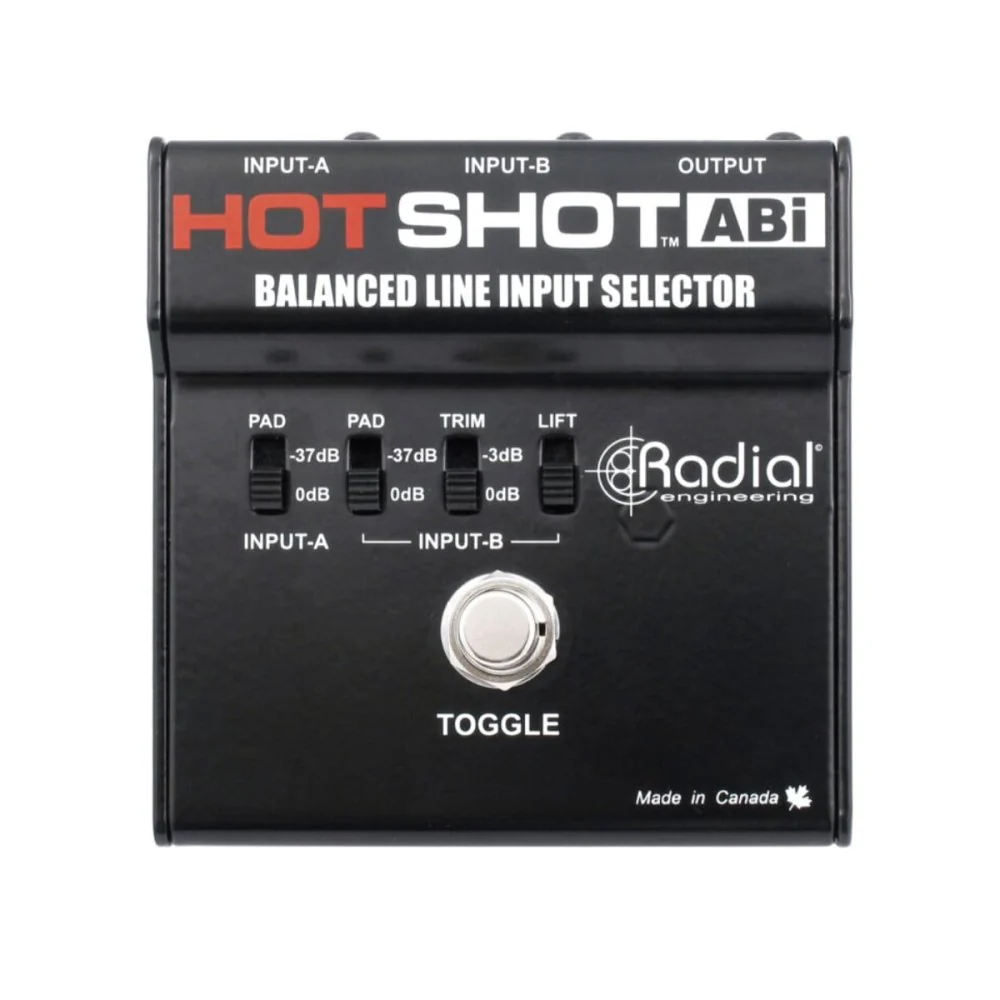 Radial HotShot ABi Footswitch Selector for Balanced Inputs