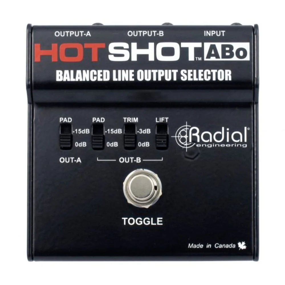Radial HotShot ABo Mic & Line Balanced Output Selector