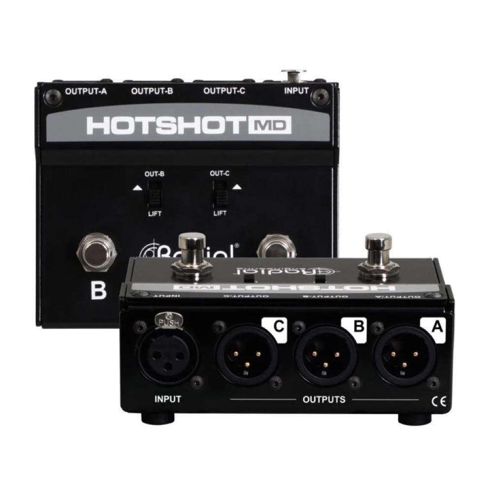 Radial HotShot MD Multi-Output Dynamic Mic Switcher